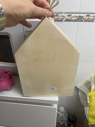Casita de madera organizadora