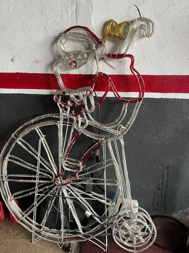 2 Luces Navideñas Papá Noel