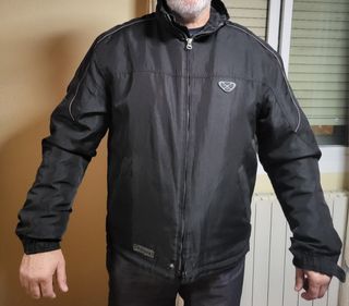 Chaqueta de moto cordura negra