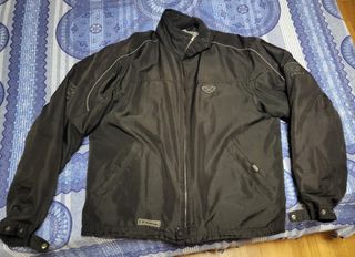 Chaqueta de moto cordura negra
