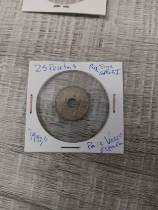 Moneda 25 Pesetas 1993 País Vasco