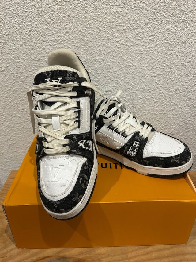 LV Trainer Blanco Negro Talla 43