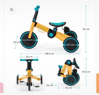 Triciclo Kinderkraft Evolutivo Plegable