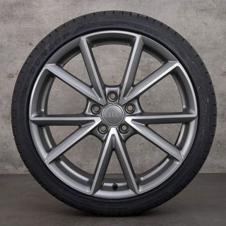 RUEDAS AUDI S3 8V S LINE ORIGINALES AUDI 19+dunlop