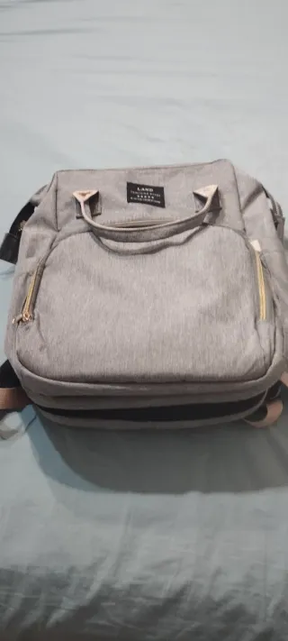Mochila para bebé gris