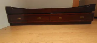 Cama barco de madera