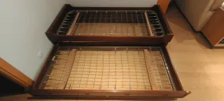 Cama barco de madera