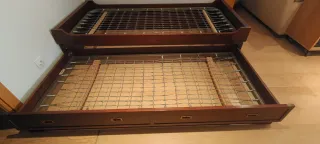 Cama barco de madera