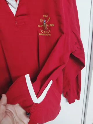 Jersey Polo Ralph Lauren Rugby XXL Rojo