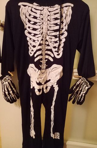 Disfraz Esqueleto Halloween Niño 10 años.
