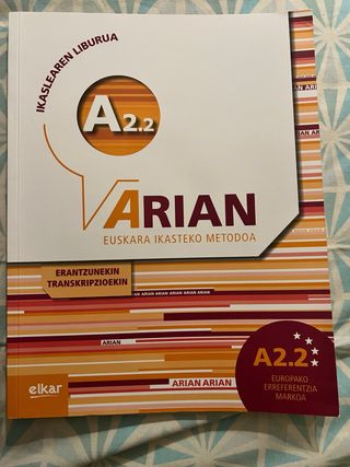 Arian A2.2 Ikaslearen liburua (+CD audioa): Era...