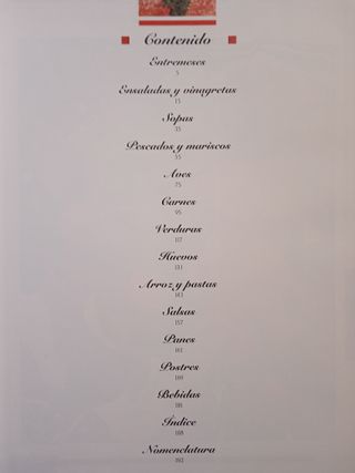 'Delicias culinarias' (Libro 1993)