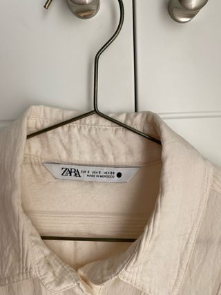 Blusa Zara Beige Rayas