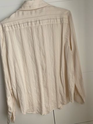 Blusa Zara Beige Rayas