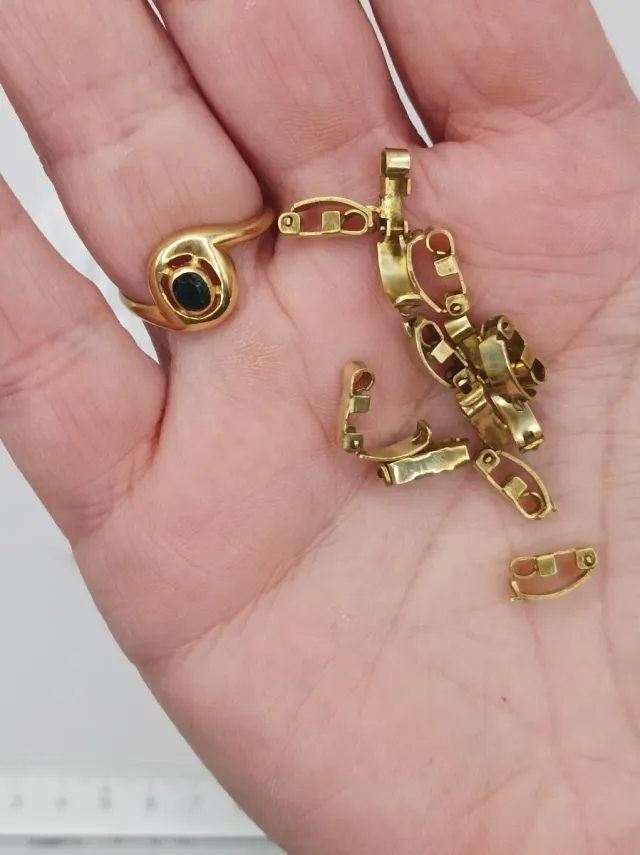 Lote 20 cierres de latón pulsera collar