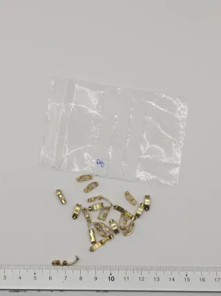 Lote 20 cierres de latón pulsera collar