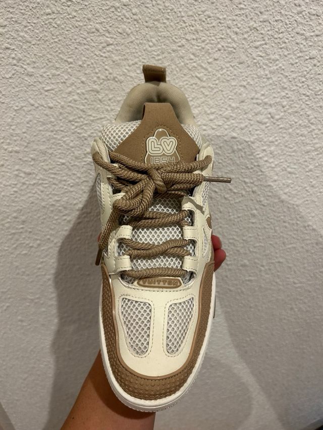 LV Skate Beige Blanco Talla 43