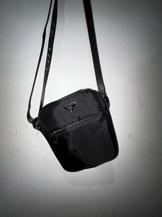 Bandolera Prada Negra Nylon (No original)