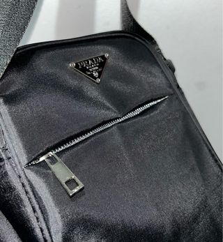 Bandolera Prada Negra Nylon (No original)