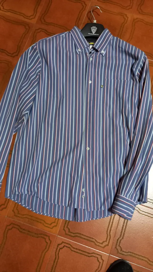 Camicia Navigare Sport Uomo Righe Blu