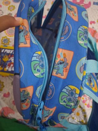 Mochila Stitch Disney Pequeña Infantil