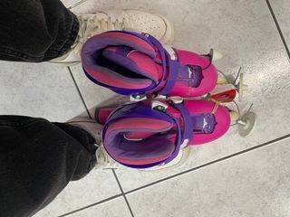 Patines Niñas Rosas Talla 28-30