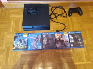 PS4 (PlayStation 4) + Mando + Juegos