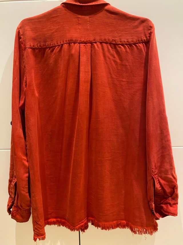 Camisa Zara Roja Talla M