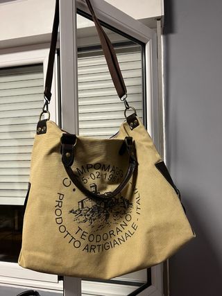 Bolso Campomaggi Beige y Marrón