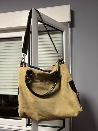 Bolso Campomaggi Beige y Marrón