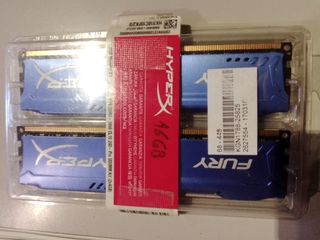 HyperX Fury DDR3 16GB (2x8GB) 1600MHz