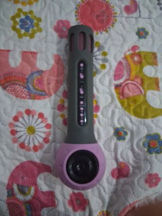 Micrófono Karaoke Rosa y Gris
