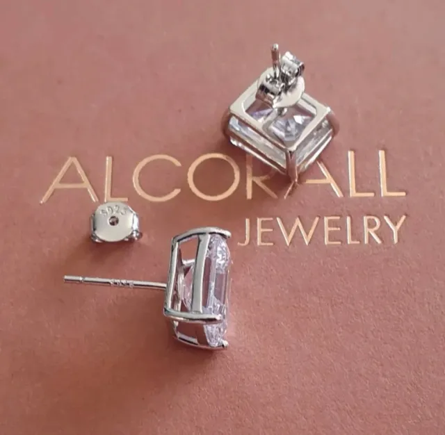 Pendientes PLATA Y CIRCONITAS. REGALO NAVIDAD.