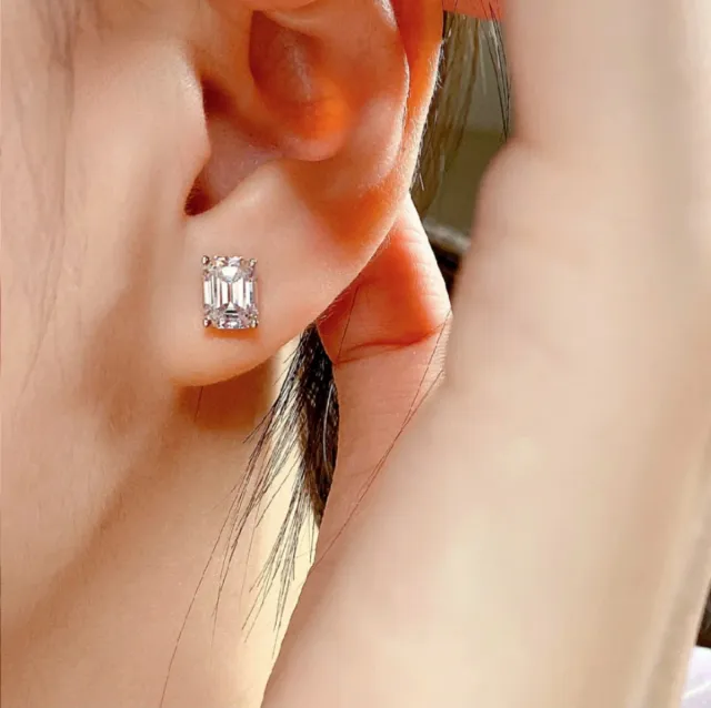 Pendientes PLATA Y CIRCONITAS. REGALO NAVIDAD.