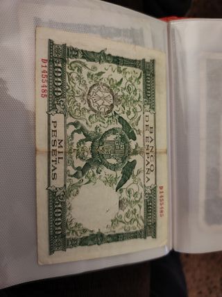 Billete 1000 pesetas Banco de España 1957