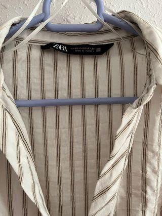 Camisa Zara Rayas Talla XS