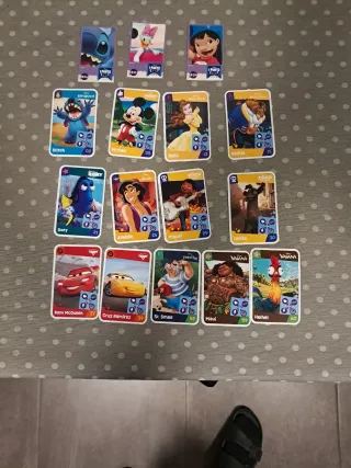 Cromos o cards Disney, Hora de jugar 