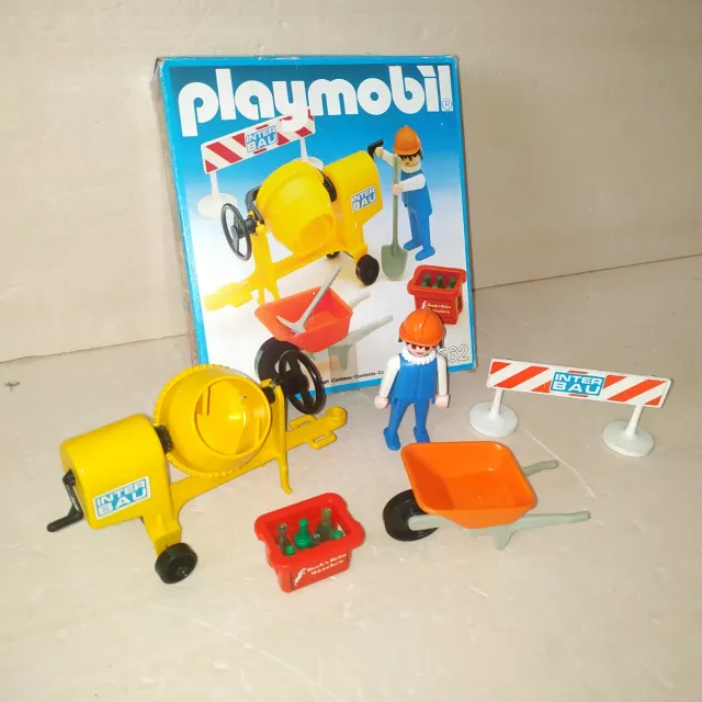 PLAYMOBIL Lote Obras Vintage Hormigonera 3562
