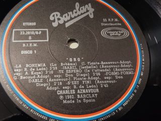 Vinilo Charles Aznavour - Oro
