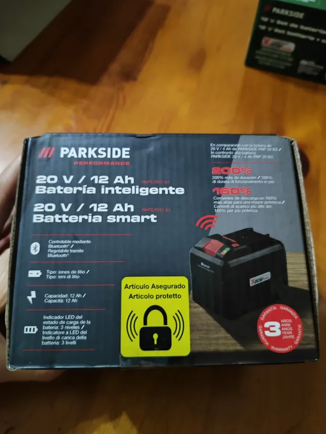 Batería Parkside 20V / 12Ah Inteligente