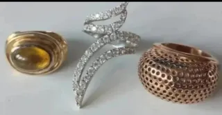 Anillos Plata Ley y Folli Follie