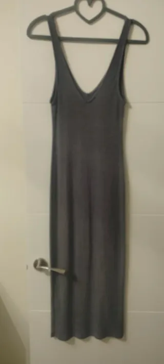 Vestido gris Bershka 2 piezas talla única