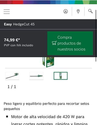 Bosch EasyHedgeCut 45 - Tagliasiepi