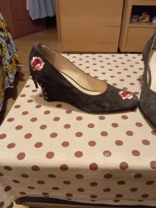  Lote de zapatos de Tacón diverso Talla 40 Mujer 
