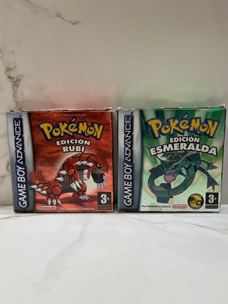 Pokémon Esmeralda y Pokémon Rubí Game Boy Advance