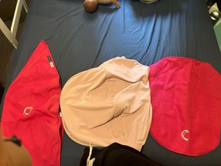 Funda Silla Bebé Bugaboo fucsia y Rosa extensible 