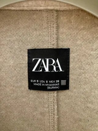 Cappotto Zara Beige Taglia S
