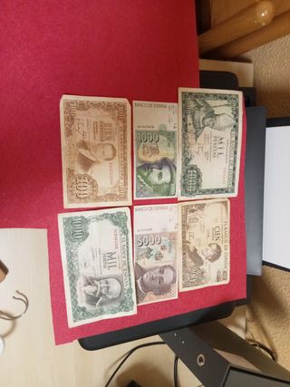 Billetes antiguos españoles