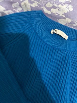 Jersey Zara Azul Talla Única