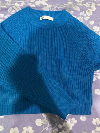 Jersey Zara Azul Talla Única